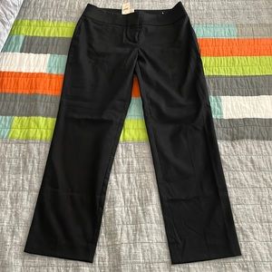 NWT, Ann Taylor Loft black capri. Size 2.